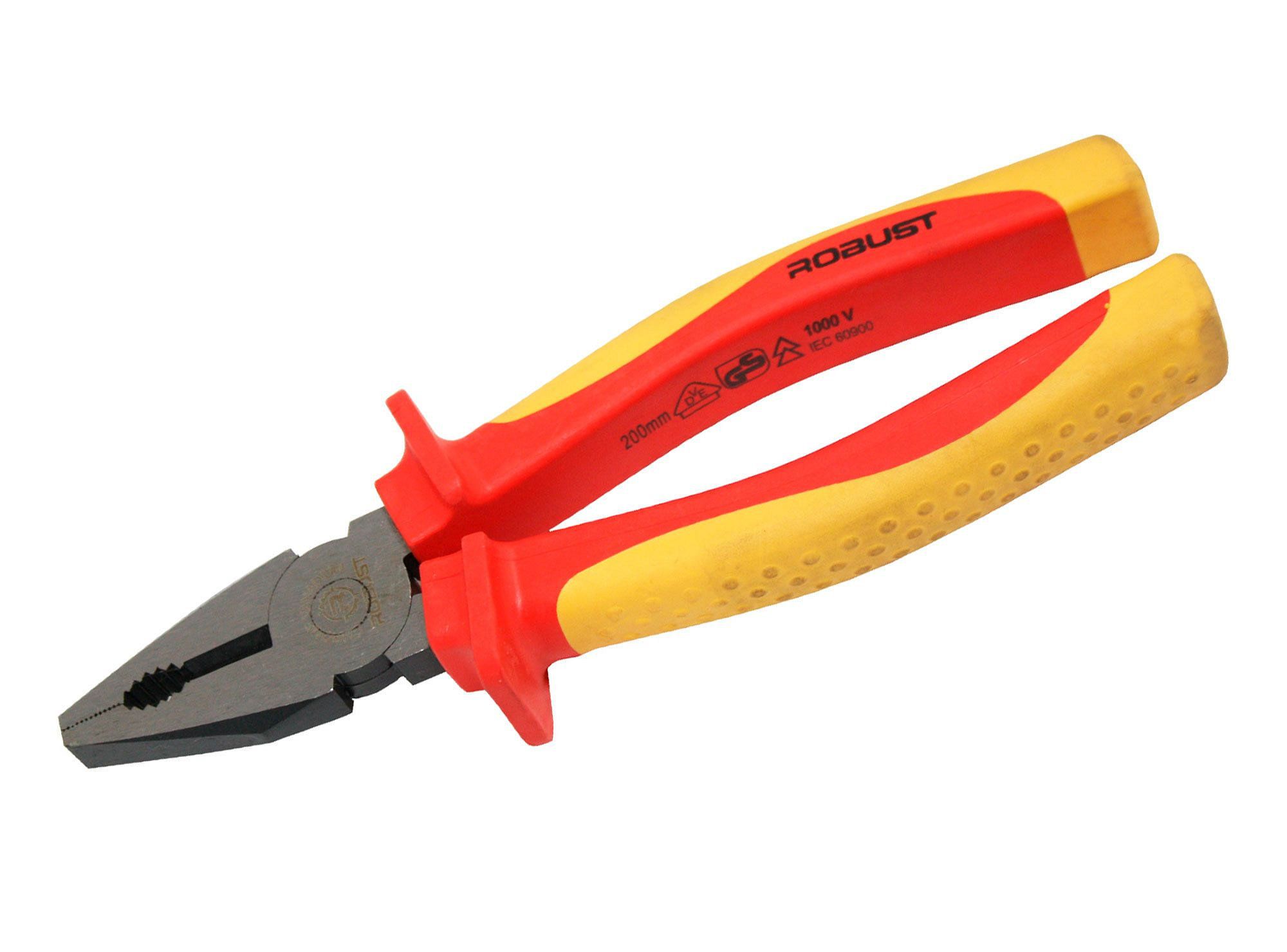 Alicate universal electricista 8'' 1000V Robust