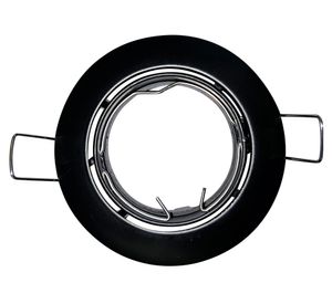 Foco embutido 50W GU10 Basculante negro