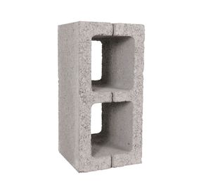 Bloque de hormigón 19x19x39 cm liso Grau