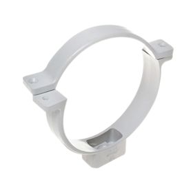 Abrazadera tubo de bajada PVC