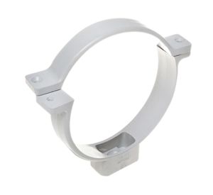 Abrazadera tubo de bajada PVC