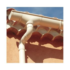 Abrazadera tubo de bajada PVC