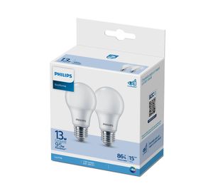 Ampolleta led 13W E27 luz fría EcoHome 2 un