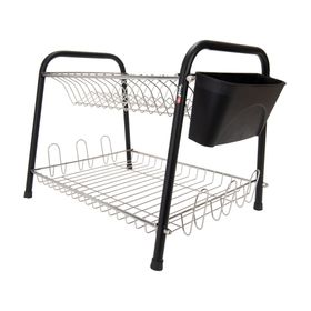 Secaplatos Mercury negro mate 2 niveles