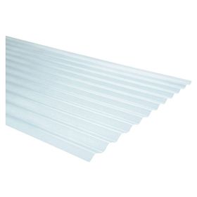 Plancha fibra de vidrio ondulada 0.5x850x2000 mm