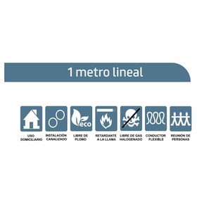 Cable Evaflex 1.5 mm 1m H07Z1-K Cocesa