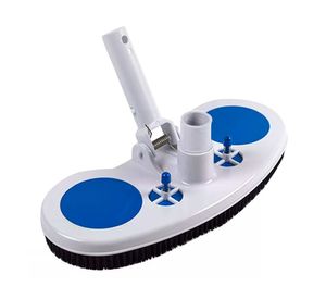 Carro limpia fondo piscinas 33x23x10 cm válvula blanco