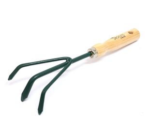 Cultivador manual mango de madera Roots