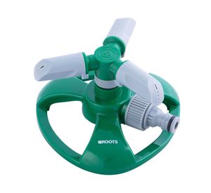 Regador giratorio base 3 brazos plástico Roots