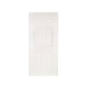 Puerta metálica Sinfonía blanco 80x200 cm