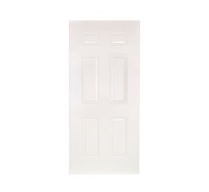 Puerta metálica Sinfonía blanco 80x200 cm