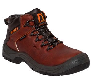 Botín de seguridad hombre NS581 Bronco café oscuro