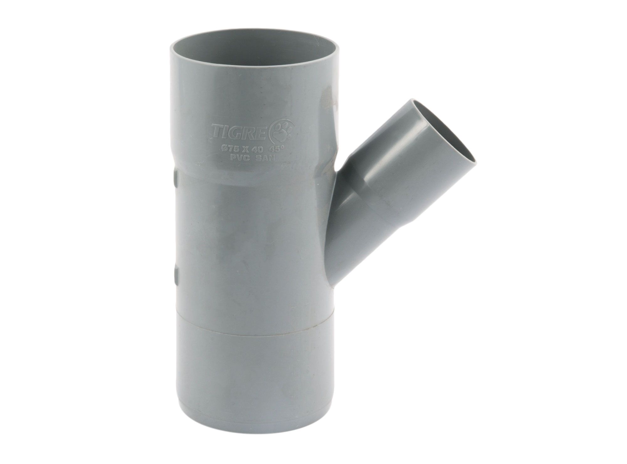 Vee PVC sanitario 75x40 mm Tigre