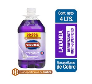 Limpiador desinfectante 4 litros Virutex