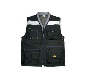 Chaleco geólogo gabardina gris Wrk Work