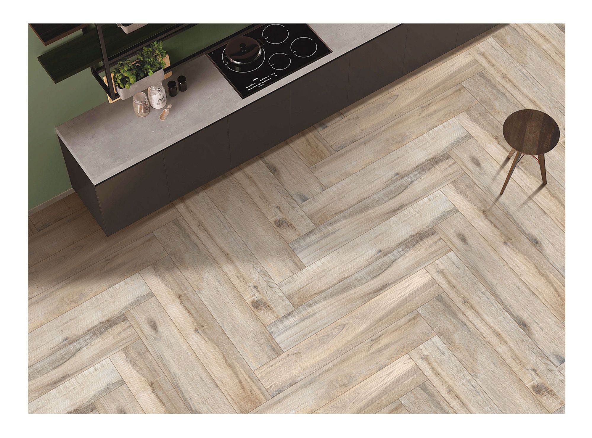 Porcelanato esmaltado Amazon Beige Mate 20x120 cm