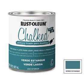 Pintura tizada Chalked verde estanque mate Rust-Oleum