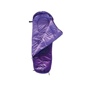 Saco dormir momia 0.75 kg 3/18°C infantil violeta Alpes.