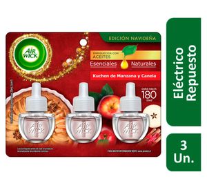 Repuesto eléctrico 21 ml manzana canela 3 unidades Air Wick