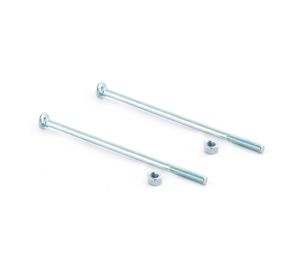 Perno coche con tuerca 3/8x10'' zincado 2 unidades Arnik