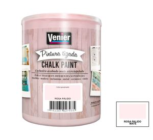 Pintura tizada 1 litro Chalk Paint Rosa Pálido mate