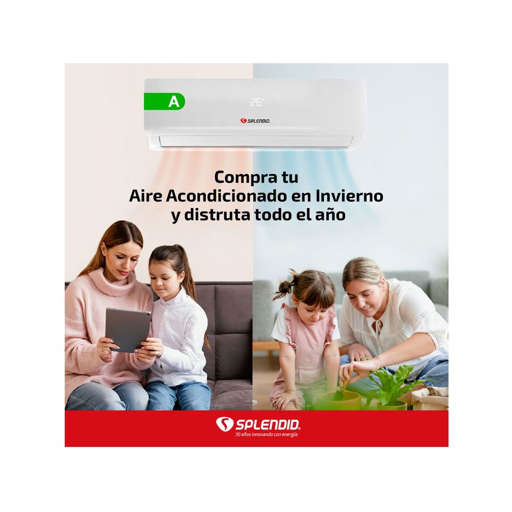 Splendid SAC-09K-INV 9000 BTU Frío/Calor Inverter Wi-Fi, foto 5