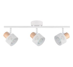 Spot LED 3L GU10 Rejilla blanco Abitare