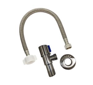 Llave angular 1/2'' + flexible Stretto.