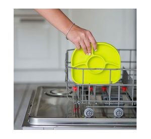 Plato + cuchara  infantil silicona lima Bbluv