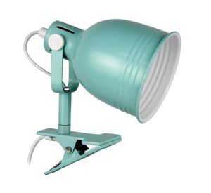 Lámpara de escritorio pinza 1L E14 Porto menta Ledzone