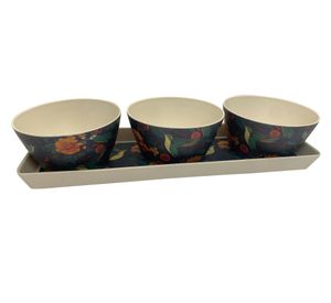 Set 3 Bowls 8x28 cm Bird mixto