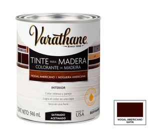 Tinte para madera 946 ml Varathane nogal americano satín