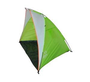 Carpa de playa 2 personas Bicolor blanco/verde