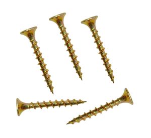 Tornillo drywall para madera rosca gruesa 10x6" 5 un.