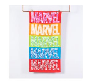 Toalla playa 70x140 cm con bolso Marvel