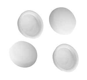 Tapa tornillo PVC 14.5 mm blanco 4 unidades
