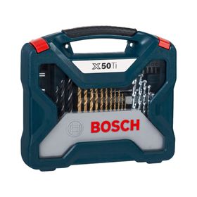 Set puntas/brocas atornillar Titanio X-Line 50 piezas