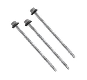 Tornillo autoperforante Hexagonal con golilla 1/4x5" 3 unidades