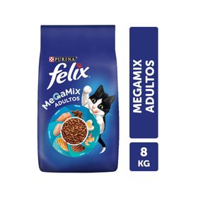 Alimento seco gato adulto Megamix 8 kg