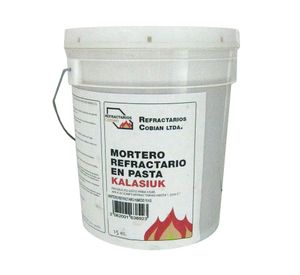 Mortero refractario húmedo 15 kg Cobian