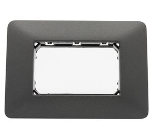 Toma doble 10-16A Modulos Matix gris