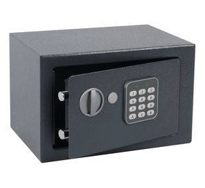 Caja fuerte 18x18x23 cm HYQHOUARN018 gris oscuro Arnik