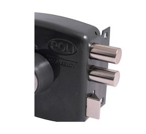 Cerradura sobreponer 30 mm Chilena 2010 gris Poli