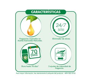 Ambientador aparato Freshmatic + 3 recargas 250 ml