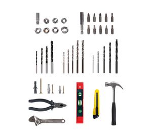 Taladro percutor TC-ID 650 E Kit 650W + herramientas manuales