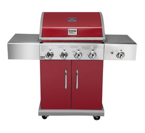 Parrilla a gas 4 quemadores + lateral infrarrojo Texas BBQ Grill