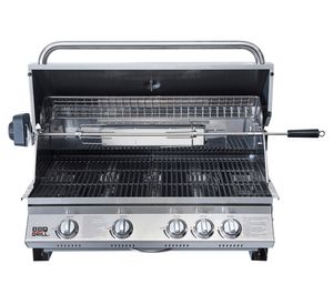 Parrilla a gas empotrada 4 quemadores Kansas BBQ Grill