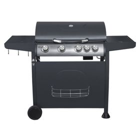 Parrilla a gas 4 quemadores + lateral Indiana BBQ Grill