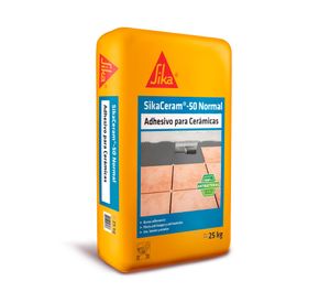 Adhesivo cerámico 25 kg Sikaceram 50 gris Sika.