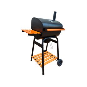 Parrilla a carbón Misuri estilo tambor negro